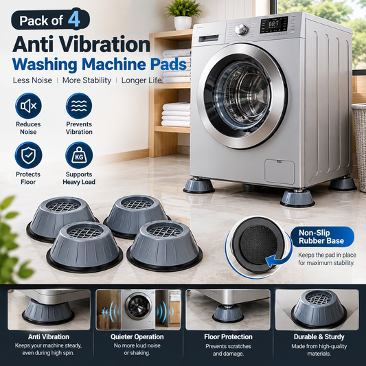 Pack Of 4 Anti Vibration Washing Machine Pads