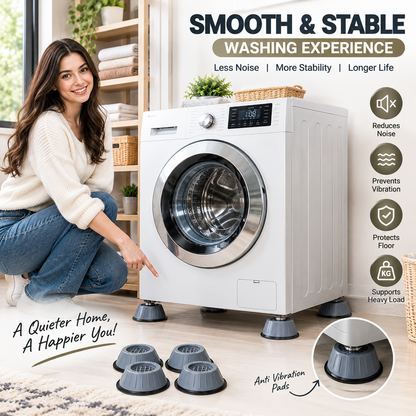 Pack Of 4 Anti Vibration Washing Machine Pads