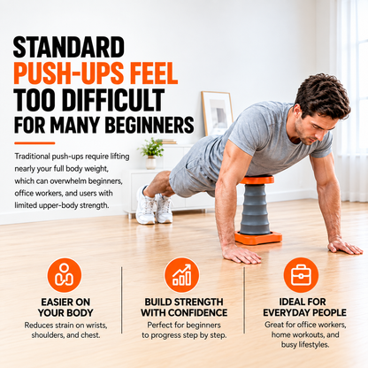 Spring Assisted Push-Up Trainer